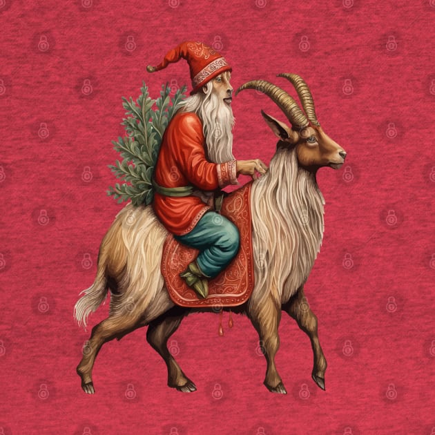 Julbocken Yule Goat A Creature Of Scandanivian Mythology by taiche